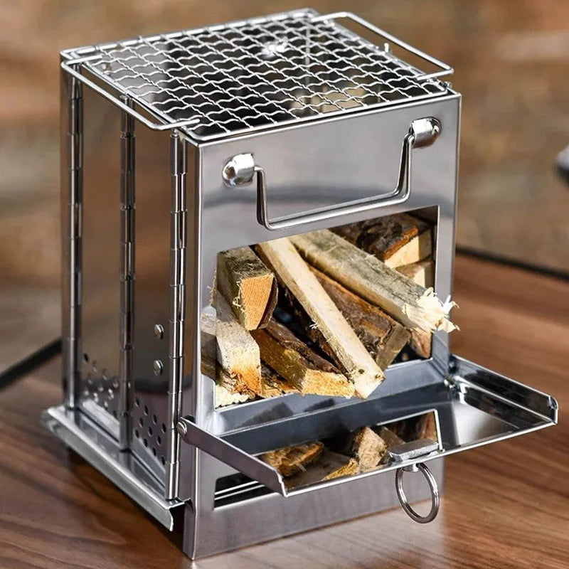 Foldable Wood Burning Stoves for Hiking & Travel | Wood Stove Station