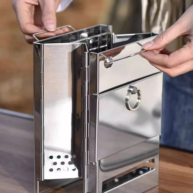 Foldable Wood Burning Stoves for Hiking & Travel | Wood Stove Station