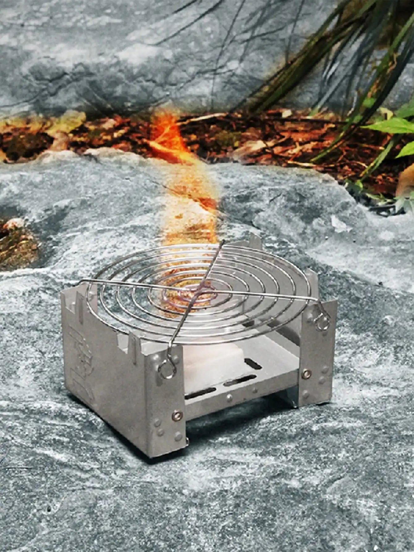 Wood Stove Station Portable butane gas stove