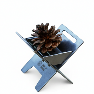 Woodstovestation Titanium Alloy Folding Mini Alcohol Furnace – Portable Camping Stove & Aromatherapy Burner